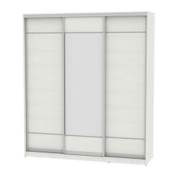 Шкаф-купе B-230х200х60-2(ВД-D7D8D7)