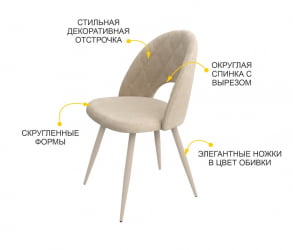 Стул Статус Десерт бежевый