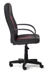 Кресло руководителя Parma черный+бордо