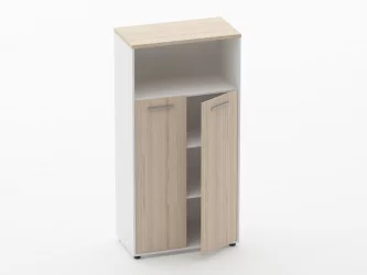 Шкаф 3 широкий закрытый с нишей Deka 10.16.131 Туя/Белый