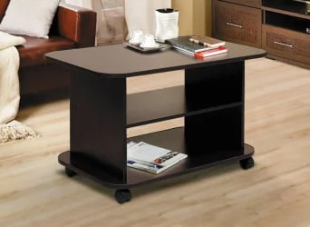 Журнальный столик на колесиках журнальный №5 Ясень шимо светлый