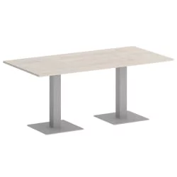 Стол прямоугольный HOME OFFICE VR.SP-5-180.2 Денвер Светлый/Серый металл