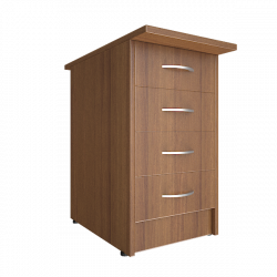 Тумба приставная (с замком) Riva А.ТП-4.2F-S Орех Гварнери