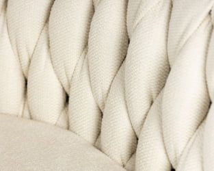 Стул барный DOBRIN LEON (кремовая ткань (LAR 275-33)) 2 шт