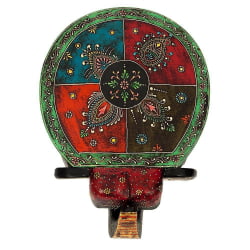 Столик Secret De Maison SLON ( mod. ET-001) дерево, 44х44х44см, этническая роспись