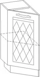 Стол торцевой левый Тиффани 19.65