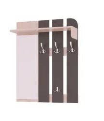 Настенная вешалка Аврора Дуб млечный / Венге_76639