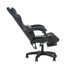 Кресло 1206 KINGQUEEN цвет черный с массажем 1206-black-mass