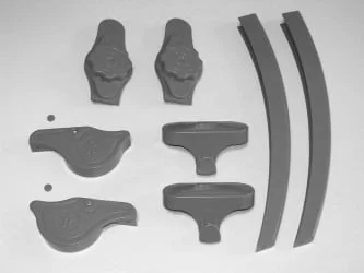 Комплект цветного пластика к парте Element 3/80-40 Серый