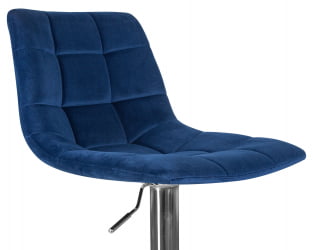 Стул барный DOBRIN TAILOR Синий велюр MJ9-117