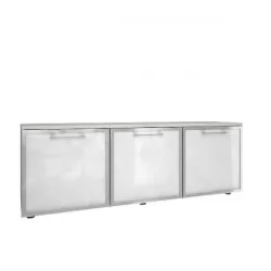 Тумба модульная трехсекционная YALTA LT-TS 3.5R Снежная Патина