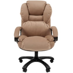 Кресло руководителя CHAIRMAN 434 HOME велюр Темно-бежевый