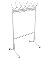 Вешалка напольная на колесах М 11 Алюминий