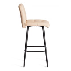 Барный стул Medeo/Медео экокожа , бежевый, 45х56х113 см