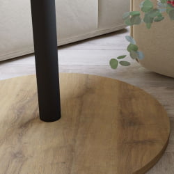 Придиванный столик Кат Дуб вотан / Черный