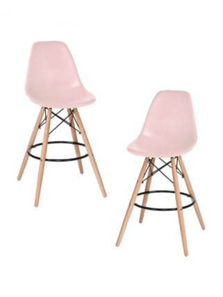 Стул барный DOBRIN DSW BAR (ножки светлый бук, цвет сиденья светло-розовый (PK-02)) 2 шт_0