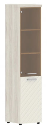 Шкаф колонка комбинированная с топом (левый) Torr LUX TLHC 42.2 L Сосна Эдмонд Латте_0