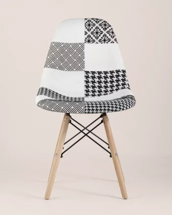 Стул Eames DSW Пэчворк Черно-белый_6