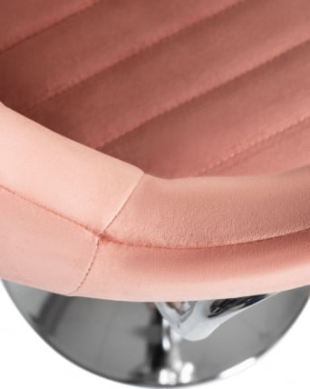 Стул барный DOBRIN CHARLY (пудрово-розовый велюр (MJ9-32)) 2 шт_8