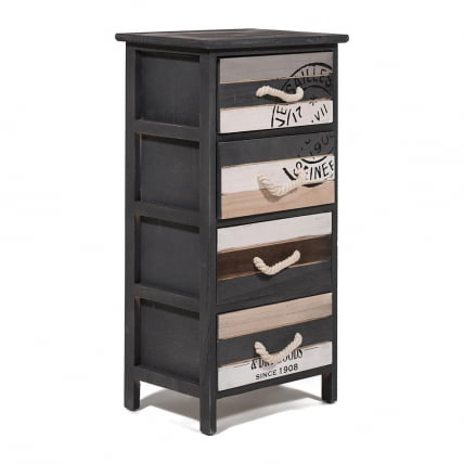 Тумба с 4 ящиками Secret De Maison VERSAILLES (mod. HX17-1102S) Коричневый_0