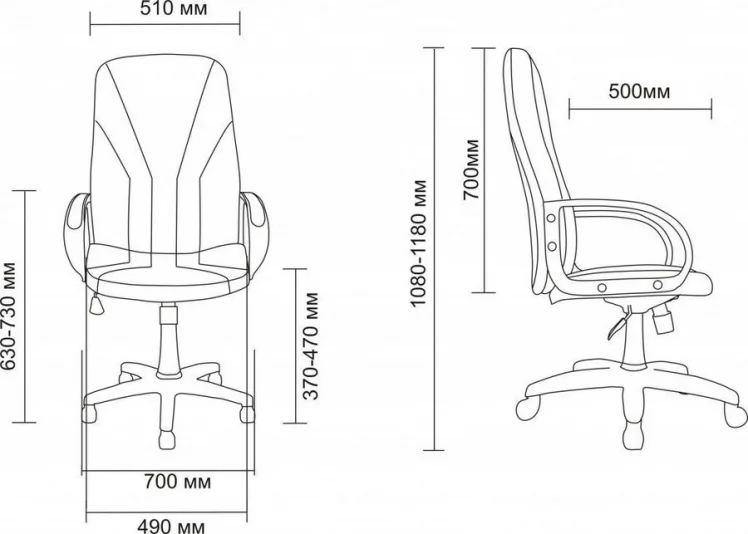 Кресло AV 101 (аналог Менежер) ткань Черная_2