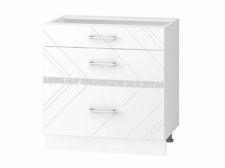 Напольный шкаф (3 ящика с системой плавного закрывания) Бьянка 102.92_0