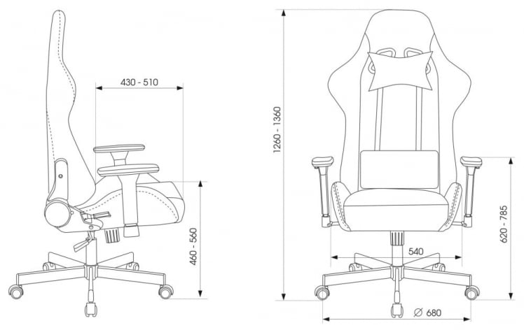 Геймерское кресло KNIGHT Armor BO_26