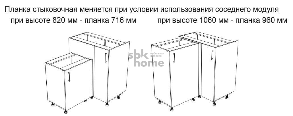 Стол угловой 960 СУ -100 правый , Дублин (900*470*1060) Дуб галифакс белый, 21628 _2