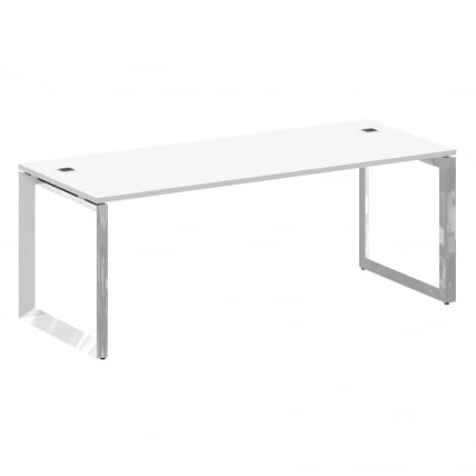 Стол рабочий руководителя на О-образном м/к ONIX DIRECT LUX M-O.MO-SRR-6.8 Белый бриллиант_0