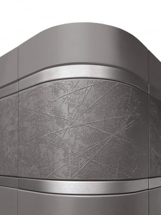 Шкаф торцевой закрытый левый Грейс 105.16 Оникс Кубанит_1