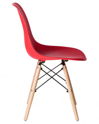 Стул обеденный ДОБРИН ДСВ (ножки светлый бук, цвет красный (Р-02)) 4 шт / DOBRIN DSW (R-02))_3