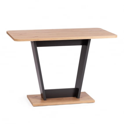 Стол обеденный TIBI нераздвижной ЛДСП, 68,6 х 110 х 75 см, Дуб артисан/Графит_0