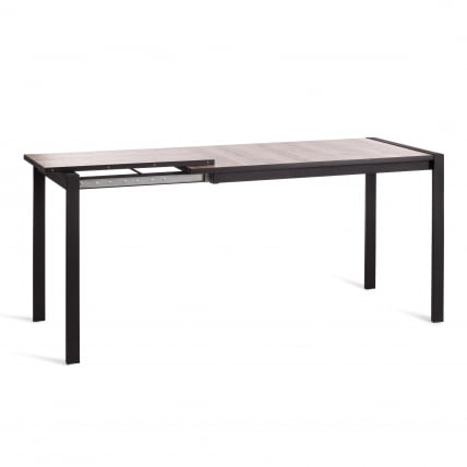 Стол GALEON ЛДСП/HPL/металл, 110 x 70+45 x 75 см, Береза Таксус/черный_4