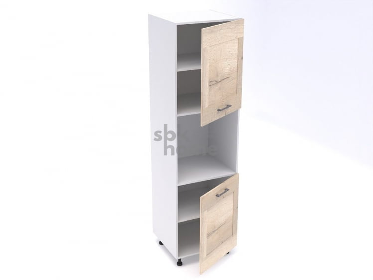 Пенал ПГ-60 под духовой шкаф, Дублин (600*570*2166) Дуб галифакс белый, 21663 _1