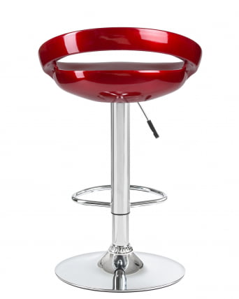 Стул барный DOBRIN DISCO Бордовый металлик_4