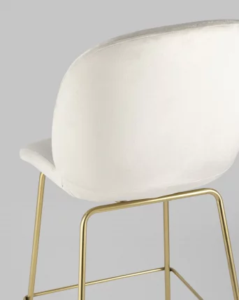 Стул барный Beetle gold Бежевый_6