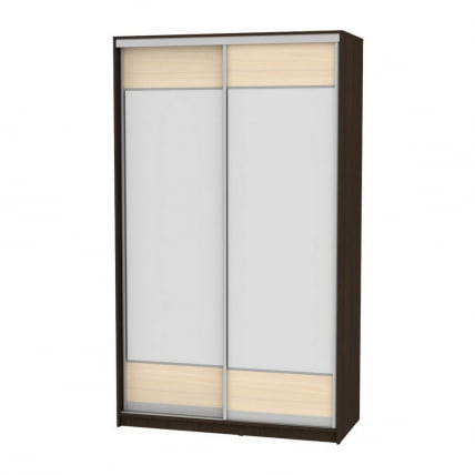 Шкаф-купе B-230х135х60-1(Венге-ДМ-D8D8)_0