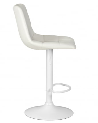 Стул барный DOBRIN TAILOR WHITE (белый PU) 2 шт_3