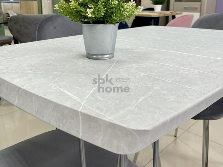 Крышка обеденного стола, Дублин (1250*750*32) Торос Бьянка, 70506 _1