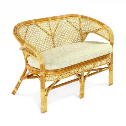 Диван 2х местный Пеланги, подушки на молнии Pelangi 02/15-4 темно коричневый_0