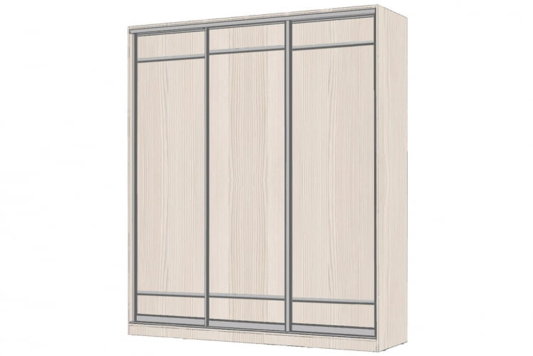 Шкаф-купе 3-х дверный Виктория 1800х584х2300, Бодега светлая 18ДЛЛЛДЛЛЛДЛЛЛ-ПППП-Бс 310-2043_0