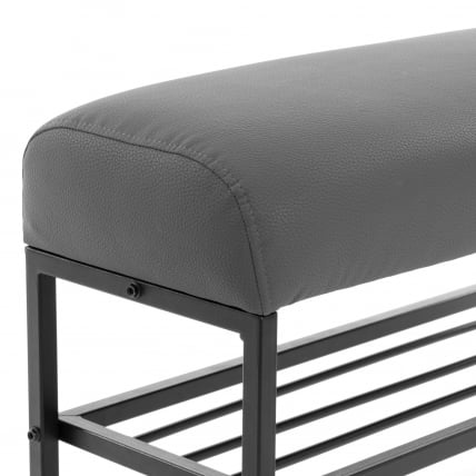 Банкетка-обувница Charli Lux/Чарли Люкс Charli Lux/Чарли Люкс БО экокожа , Sharp Графит_2