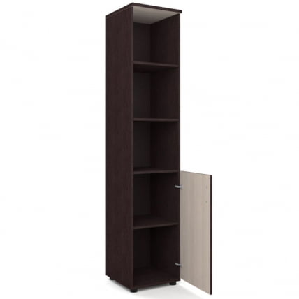 Шкаф для документов узкий Р.П-2 Крафт белый_0