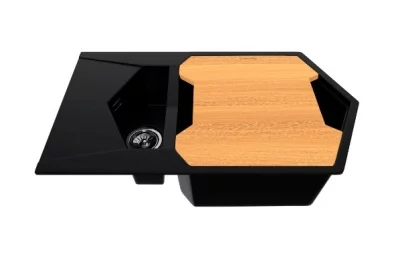 Разделочная доска Kit Kraken POND массив бука дерево 450*429*25 78171_0