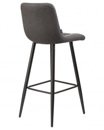 Стул барный DOBRIN NICOLE Серая экокожа RU-08_3