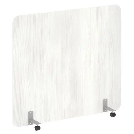 Перегородка на металлических опорах, на роликах R-line DP.R-160-140 Снежная Патина_0