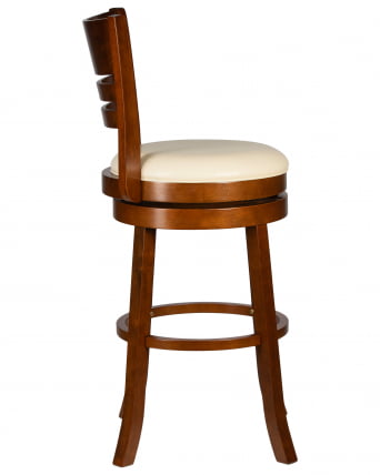 Вращающийся полубарный стул DOBRIN WILLIAM COUNTER Шоколад-кремовый_2
