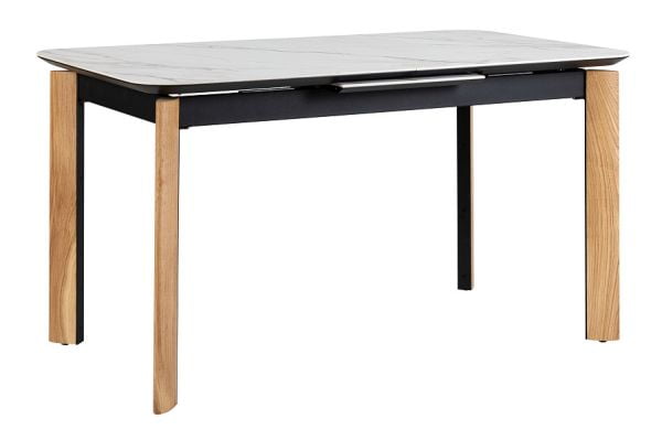 Стол раздвижной Combi Ceramic 140-180 Automatic Natur/Light marble_1