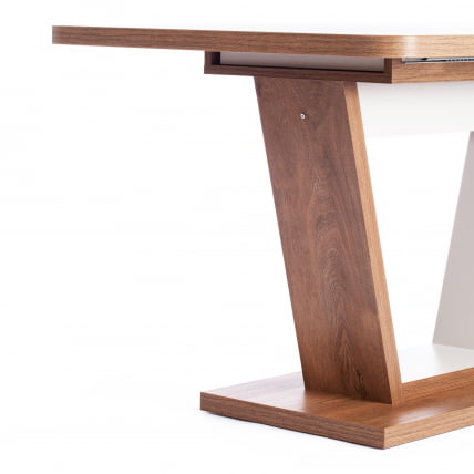 Стол обеденный VOX ЛДСП, 132-172x85x75,5 см, Дуб Канзас/Пепел_10