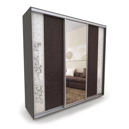 Шкаф-купе 3-х дверный Акцент-Вера КС 2100х600 Венге_0